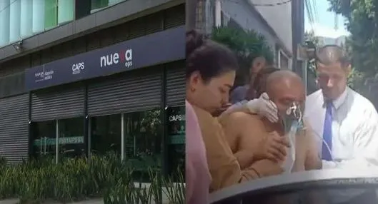 Médico de Viva 1A IPS, contratista de Nueva EPS, fue atacado por un paciente en Medellín / Imágenes y composición suministradas por Noticias Caracol