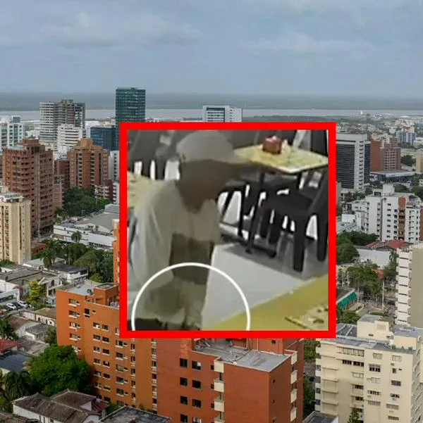 Sale a la luz video del taque a cajera de un restaurante en Barranquilla