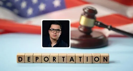 Fotos de deportación en Estados Unidos y Beto Coral, en nota de que petrista en Estados Unidos Beto Coral destapó solicitud de deportación en contra