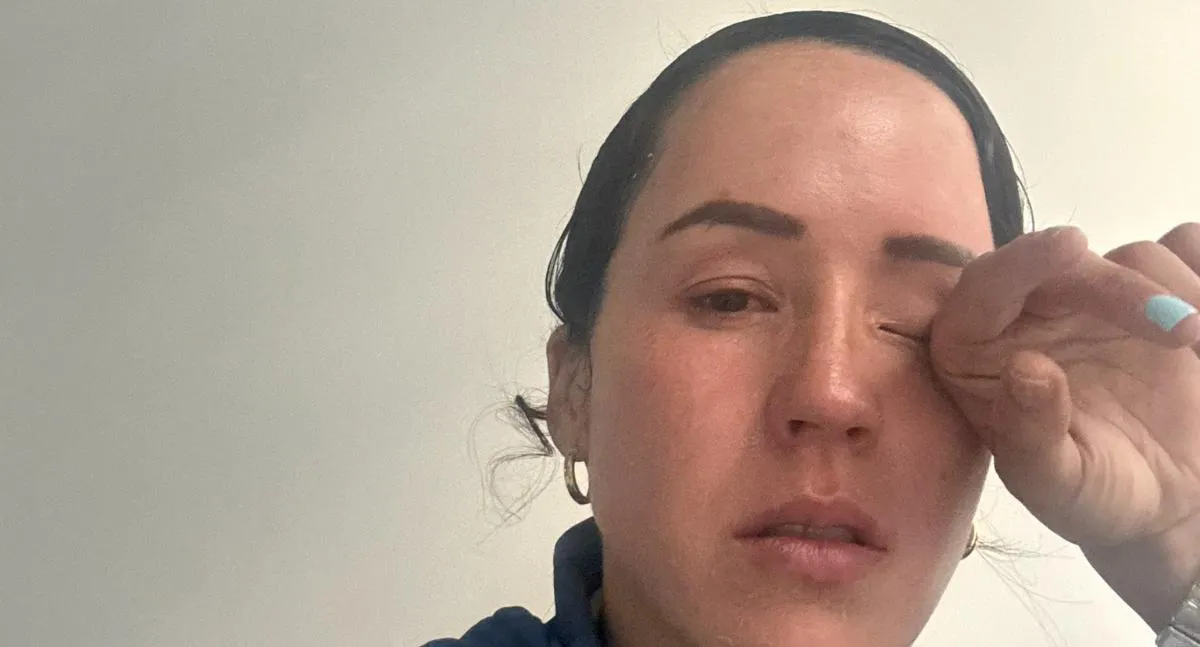 Érika Zapata publicó foto llorando y dejó mensaje sobre su relación amorosa