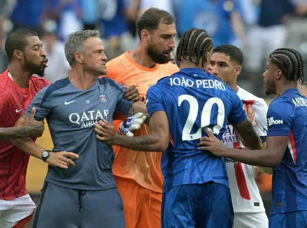 Final del Mundial de Clubes Chelsea y PSG hoy: pelea de jugadores y Luis Enrique
