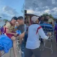 Influencers en Tolima pelearon durante partido de fútbol y uno salió en camilla