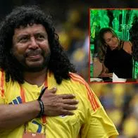Video de René Higuita y Marino Hinestroza besándose con IA; reacción esposa