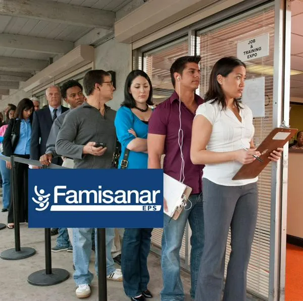 Fila de personas