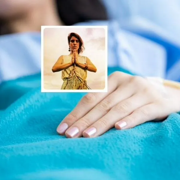 Fotos de paciente y Luvi Torres, en nota de que cantante Luvi Torres murió de cáncer tras rechazar medicina y usar autosanación