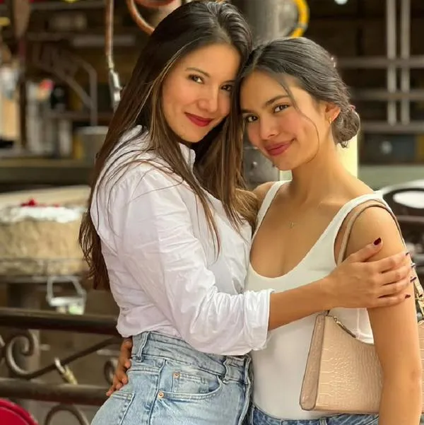 Caterine Escobar y María José Ríos, su hija