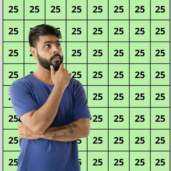 ¿Qué es un reto visual? Encuentre el número 22 entre los 25 en solo 5 segundos 