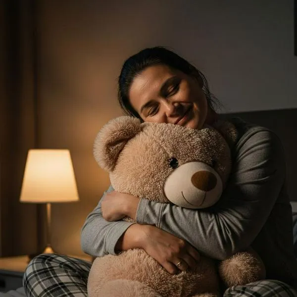 Qué significa dormir abrazando a un oso de peluche si es adulto