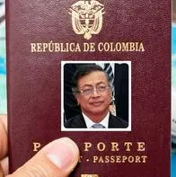 Foto de pasaporte colombiano y Gustavo Petro, en nota de quién es dueño de Thomas Greg & Sons, colombianos de pasaportes que Petro evita