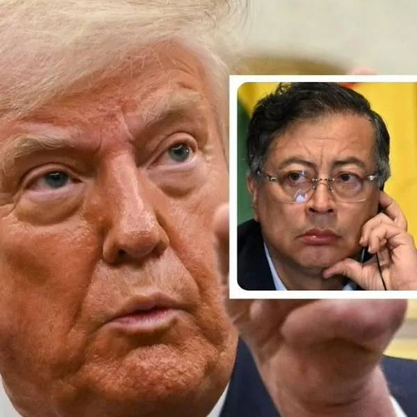 Foto de Donald Trump, en nota de proyecto de ley busca en Estados Unidos bajar ayuda a Colombia y apuntó a Petro