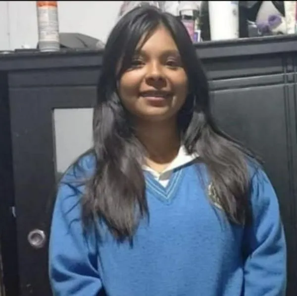 Niña desaparecida en Sopó, Cundinamarca. Es Yulieth Garzón Aragón de 15 años