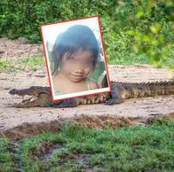 Joselinne García, menor de 9 años que fue hallada dentro de un cocodrilo en Guatemala