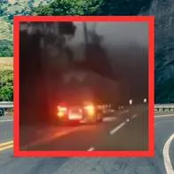 VIDEO| Heroica maniobra de conductor de tractomula que quedó sin frenos en Colombia: resultó ileso