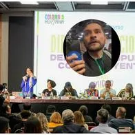 Periodista alternativo agrede a periodistas de Caracol en cumbre Pacto Histórico
