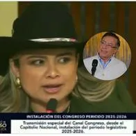 Lina María Garrido le lanzó a Petro "Le di tan duro que tuvo que salir corriendo