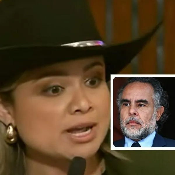Fotos de Lina Garrrido y Armando Benedetti, en nota de que Armando Benedetti anunció denuncia penal a Lina Garrido y ella le dijo píntelas