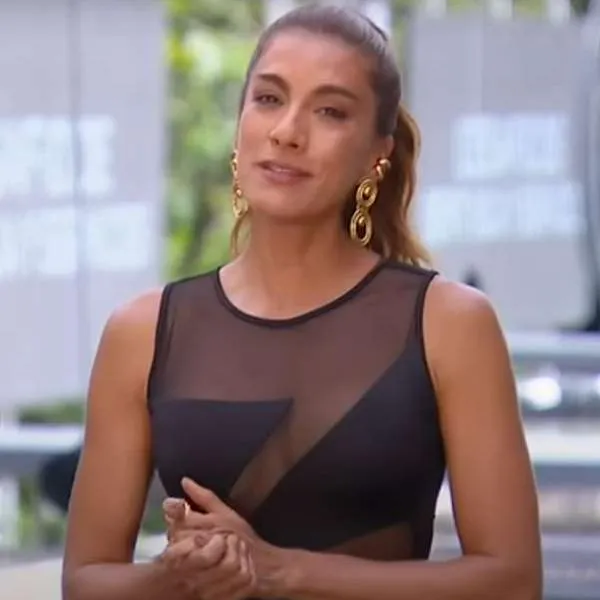 Foto de Andrea Serna, en nota de Andrea Serna afuera del Desafío 2025 sorprendió con video tendencia de mi culpa