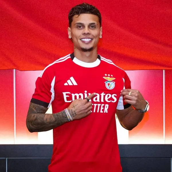 Richard Ríos, jugador del Benfica