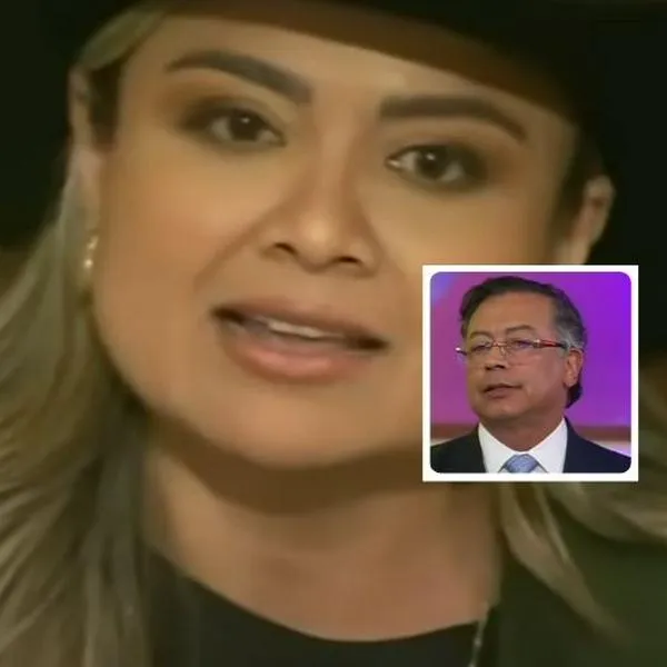 Fotos de Lina Garrido y Gustavo Petro, en nota de cómo llegó Lina Garrido al Congreso y hombre clave en la estrategia contra Petro