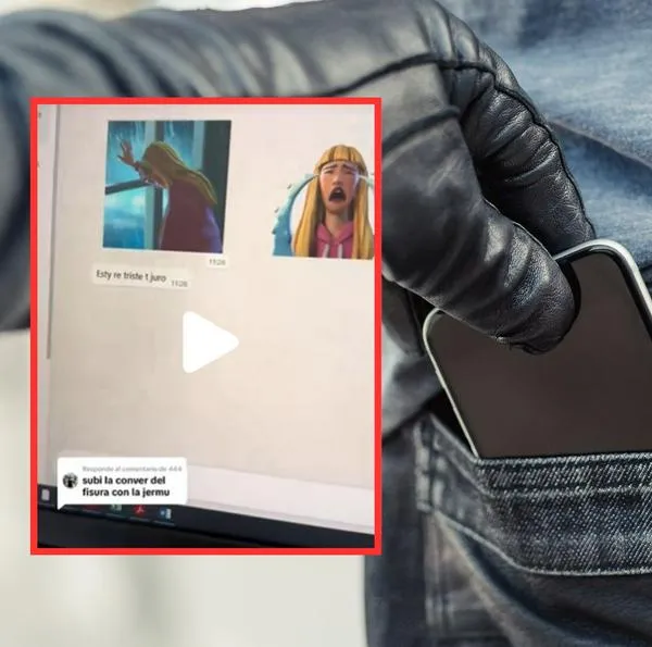 Joven encontró el celular de ladrón y publicó fotos con su amante en redes