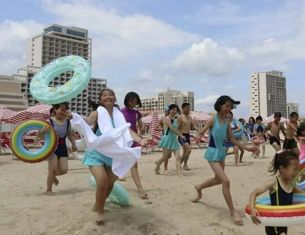 En Corea del Norte, el balneario de Wonsan no logra seducir a los rusos