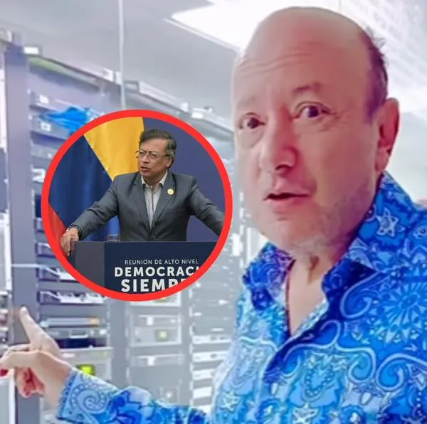 Julio Sánchez Cristo le mostró un botón a Gustavo Petro, por si decide cerrar medios de comunicación en Colombia: "No amenace más". 