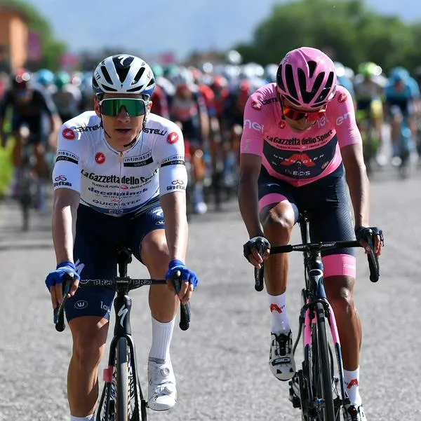 Remco Evenepoel y Egan Bernal