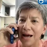 A Claudia López se le saltó la piedra en vivo, en entrevista de Blu Radio