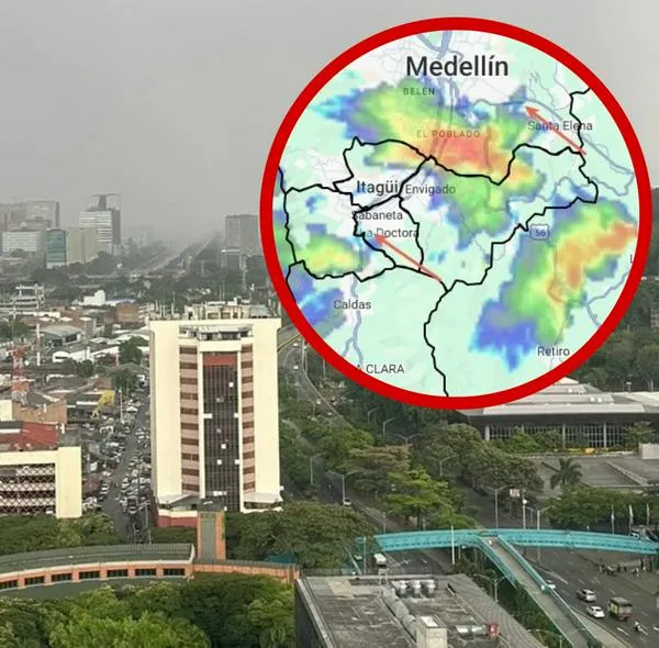 Videos de tormenta eléctrica en Medellín; dejó varios heridos