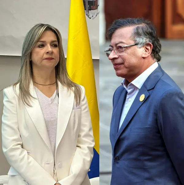 Vicky Dávila (Pulzo) y Gustavo Petro (Getty) Composición Pulzo