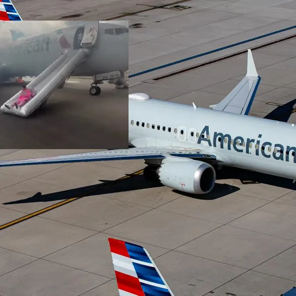 Video del momento de terror que se vivió en un avión de American Airlines