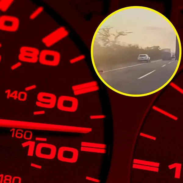 Video de camioneta alta velocidad en Barranquilla: casi choca camión contravía