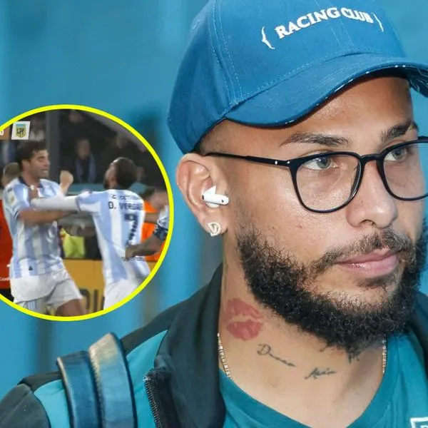 Duván Vergara se peleó con Santiago Sosa en derrota de Racing con Estudiantes