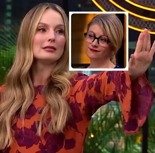 Fotos de Claudia Bahamón y Belén Alonso, en nota de que Claudia Bahamón pulló en Masterchef 2025 y apuntó a Belén Alonso por pena ajena