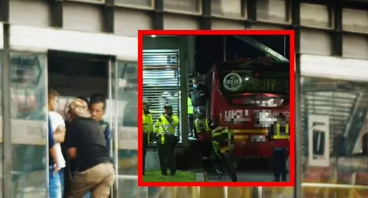 Fuerte pelea en un bus Transmilenio dejó un muerto; sujetos se atacaron