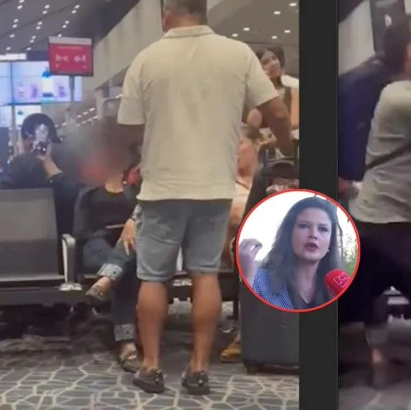 Qué le pasó a la mujer agredida por un empresario en el aeropuerto El Dorado