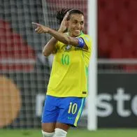 Marta Vieira, de la Selección de Brasil, en nota sobre quién es ella