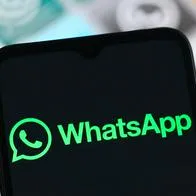 CANADA - 2025/04/24: In this photo illustration, the WhatsApp logo is seen displayed on a smartphone screen. (Photo Illustration by Thomas Fuller/SOPA Images/LightRocket via Getty Images)