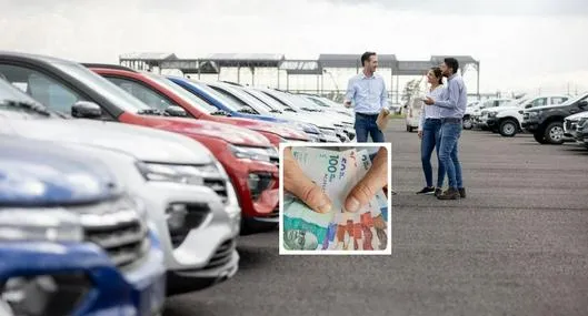 Foto de carros y dinero, en nota de cuánto vale la Toyota Corolla Cross, carro SUV más vendido en Colombia en 2025