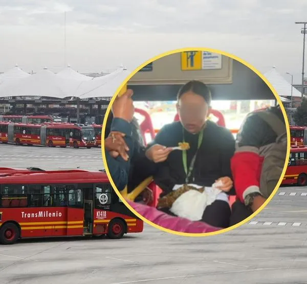 Joven se hace viral por desayunar en Transmilenio: dejó a todo oliendo a tamal