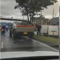Noticias Bogotá: pinchan una Cybertruck (de Tesla) en la Boyacá y video es viral