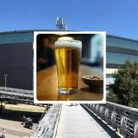 Fotos de centro comercial Portal 80 y cerveza, en nota de que centro comercial de Bogotá armó festival de cerveza gratis en arranque de agosto