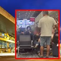 Nuevo video sobre empresario que golpeó a viajera en El Dorado se ve sometido