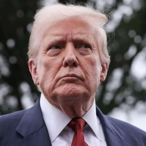 Foto de Donald Trump, en nota de qué productos de Colombia ganan en alza de aranceles de Estados Unidos y por qué