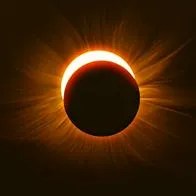 Foto de eclipse solar, en nota de dónde ver el eclipse solar más largo del siglo, el 2 de agosto de 2027, y cómo