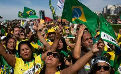 Miles de seguidores de Bolsonaro se manifiestan en Brasil agradeciendo las sanciones de EEUU