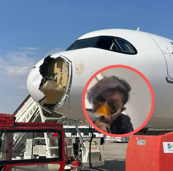 Susto en pleno vuelo de Iberia por choque de un avión contra una ave. La aeronave tuvo que aterrizar de emergencia y, por fortuna, no hubo heridos. 