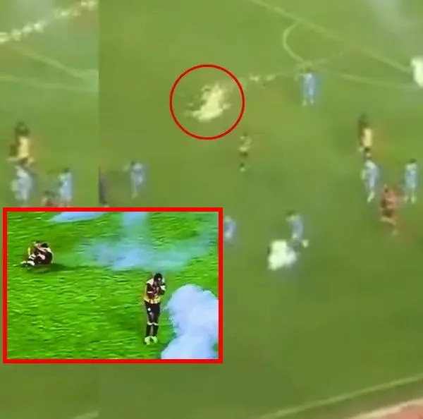 Bolivia: lanzan pólvora contra jugadores de The Strongest y hubo herido, videos