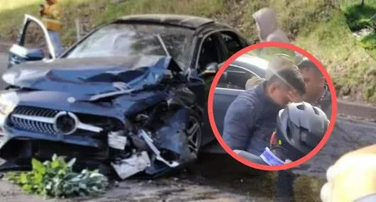 Foto clave que delató a conductor de Mercedes en grave accidente con heridos: "Llame a su papito", le decían los testigos. 