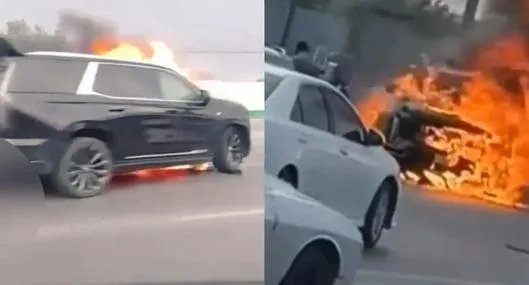 Así se vio el atentado en el que asesinaron a un fiscal en Reynosa, Tamaulipas (México)